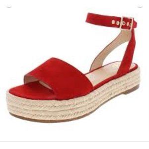 Vince Camuto Womens Kathalia Espadrilles Ankle Strap sandal Size 7.5